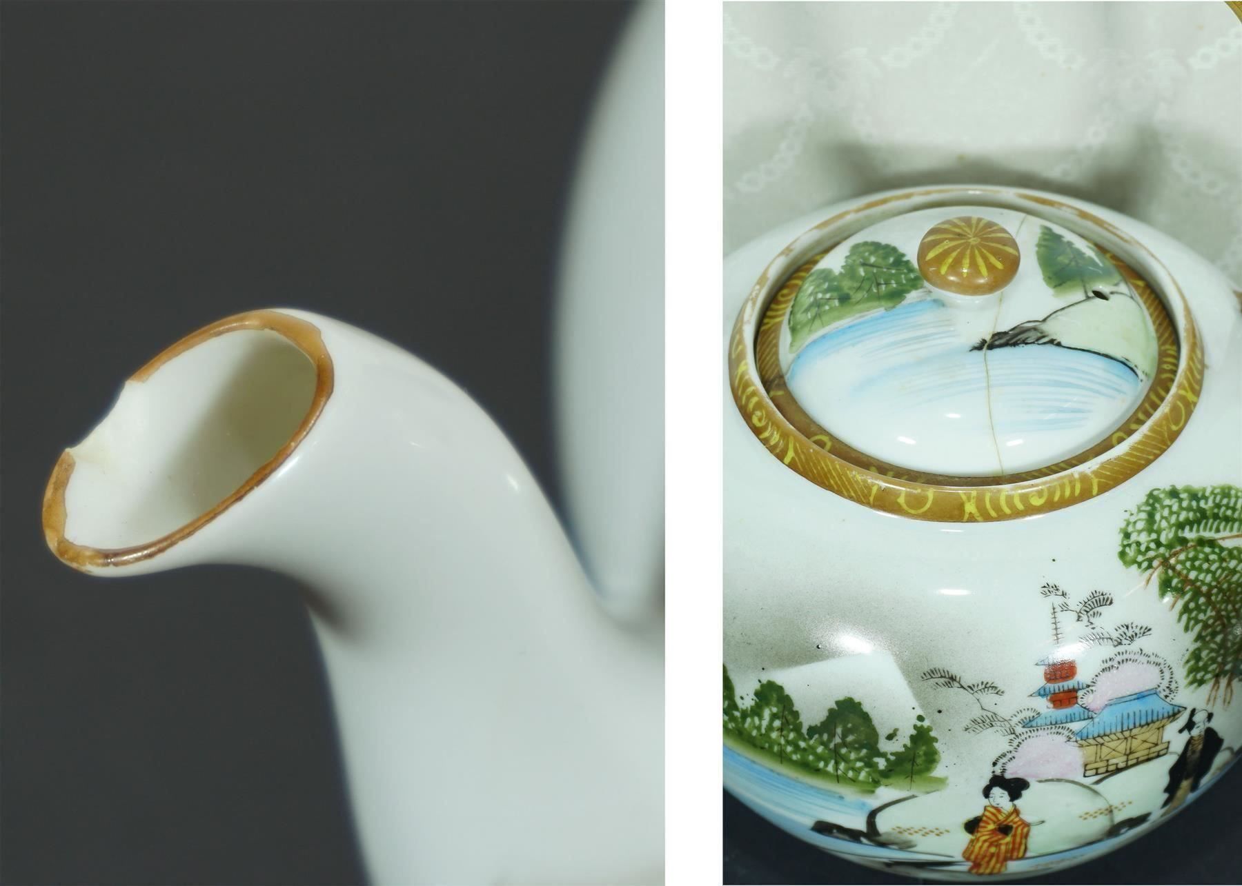Set di piatti: Englisches Teeservice im Asia Style – Usato da Meggen venduto da Brockitare 9