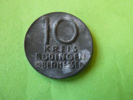 Dt. Reich  Büdingen o.J. 10 Pfennig, Notgeldmünze