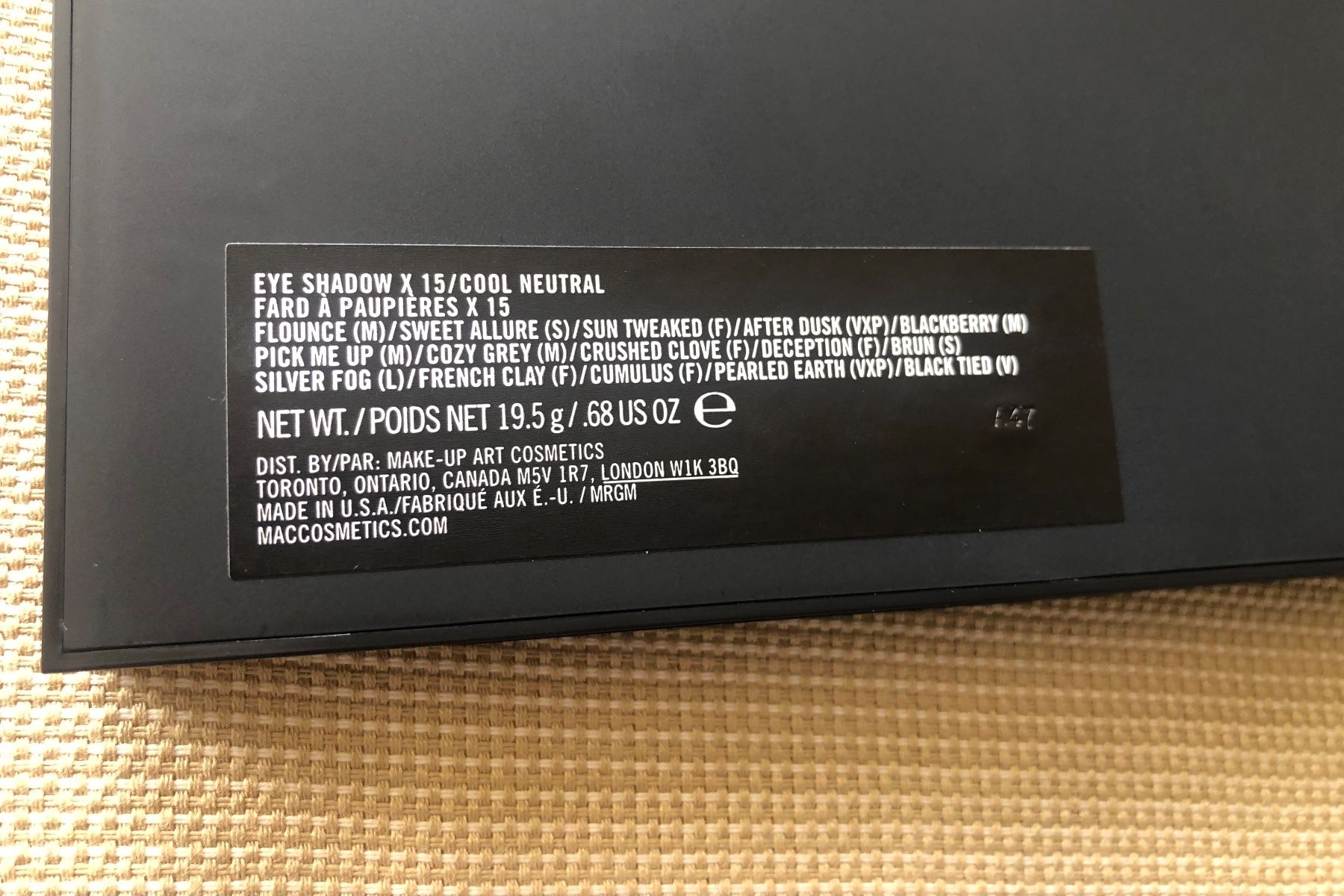 Sephora Make-up: mac eyeshadow palette – Nuovo (secondo la descrizione) da Dottikon venduto da 6571 2