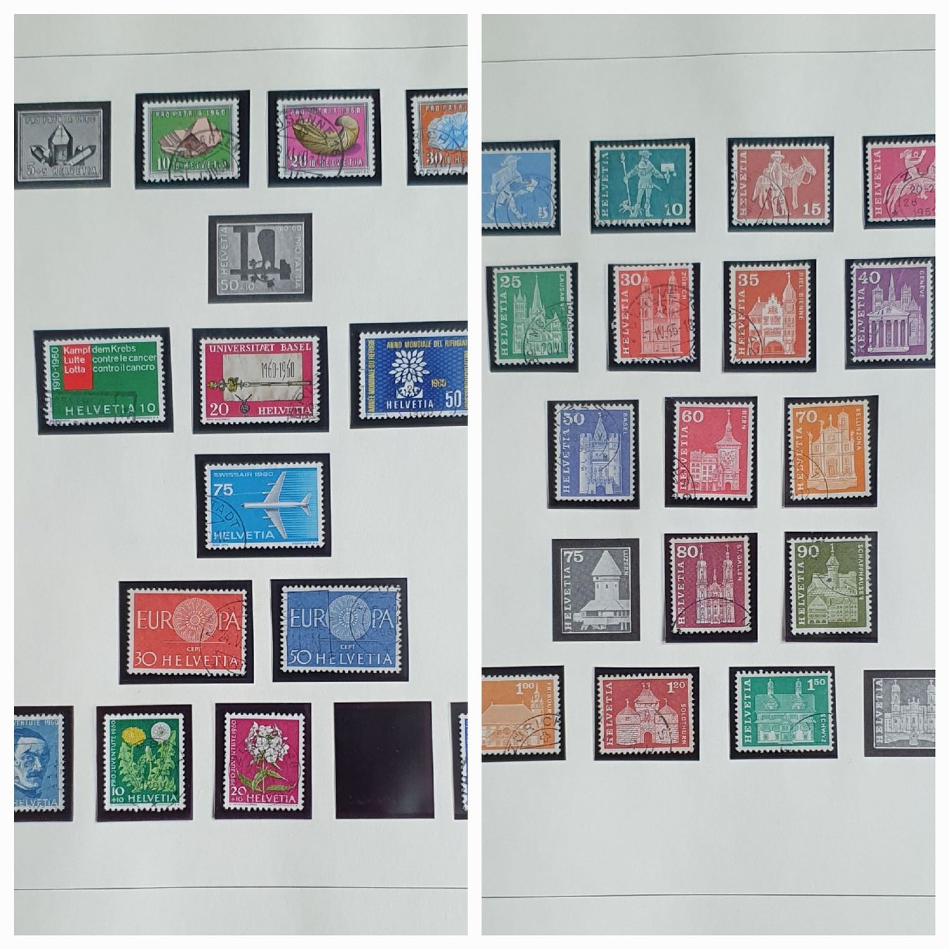 Tutti i francobolli: Sammlung Schweiz Postfrisch  1945 - 92 / Frankaturware 650.- – Usato da Kreuzlingen venduto da Rschweiz1 8