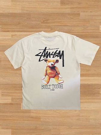 Yellow T-Shirt mit Stüssy