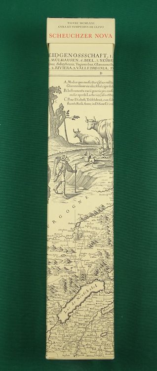 SCHEUCHZER NOVA HELVETIAE TABULA GEOGRAPHICA, FAKSIMILE | Kaufen auf ...