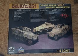 Maquette Sd.Kfz.251 AFV Club 3-en-1 échelle 1/35 neuve