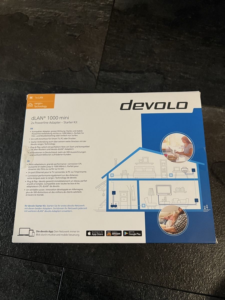 Devolo WiFi: Devolo dLAN 1000 mini Starter Kit – Powerline LAN – Nuovo (secondo la descrizione) da Pieterlen venduto da Black-Star 3