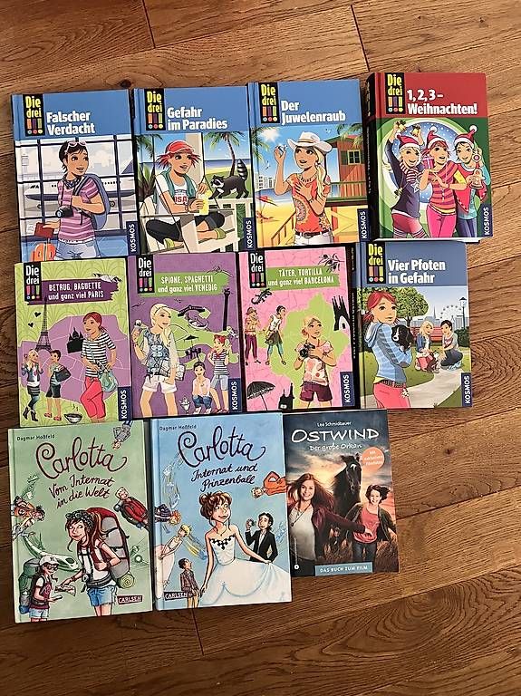 Bücher: Die drei !!!, Carlotta und Ostwind, Bücherset – Gebraucht aus Ebnat-Kappel von scescas