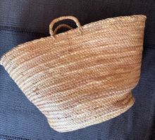 Bast Tasche / Strandtasche / Deko Korb