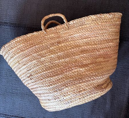 Bast Tasche / Strandtasche / Deko Korb