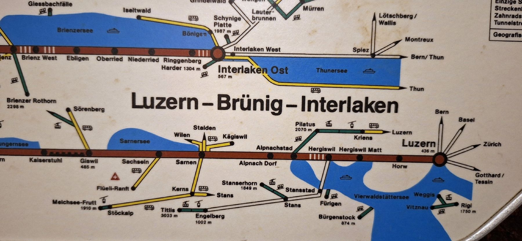 Tavoli: Original SBB-/Zug-Bahn Tischli um 1960 – Usato da Emmenbrücke venduto da abu_9mj8 1