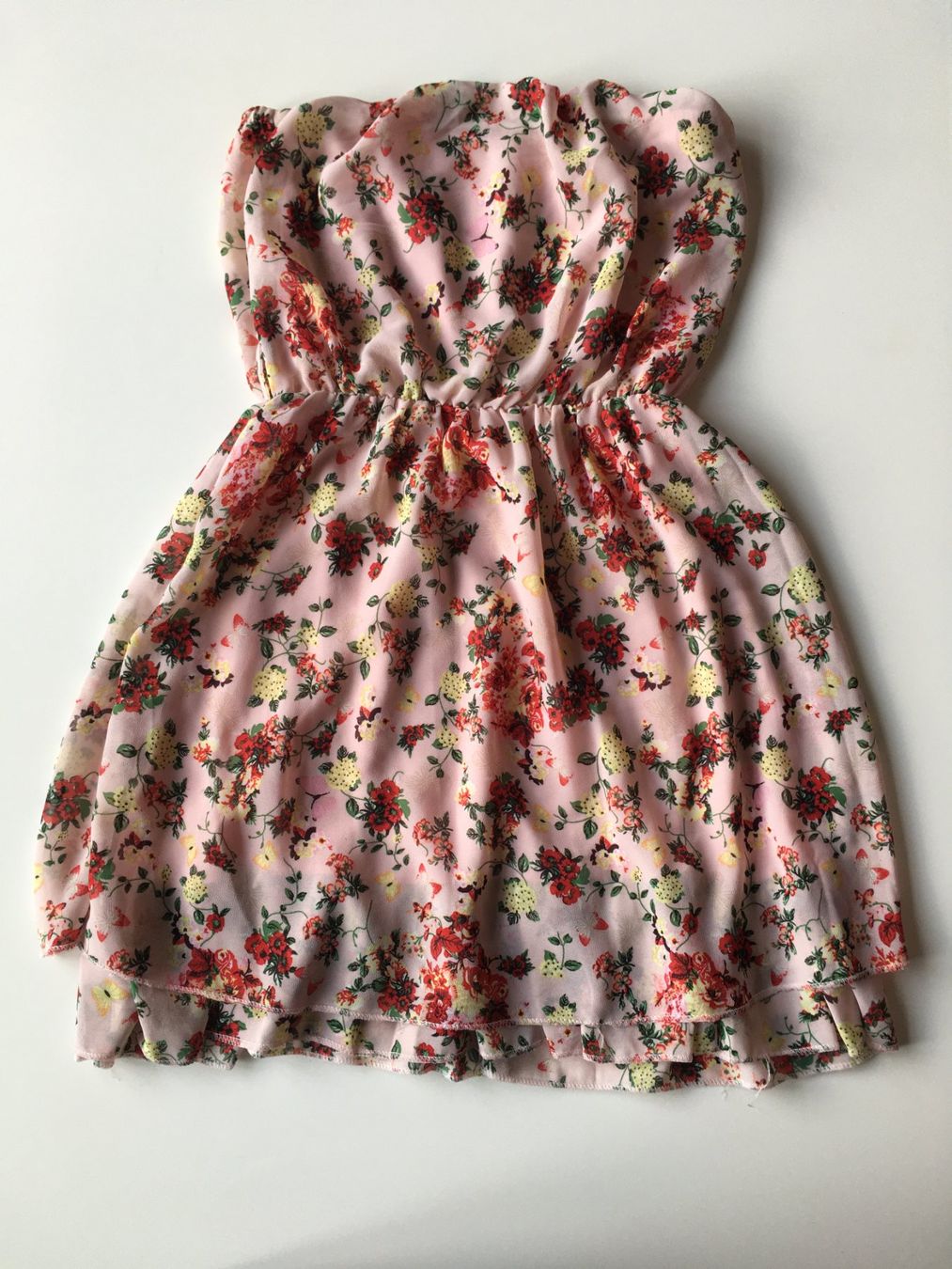 Kleider: Robe bustier rose florale - taille S – Gebraucht aus Troinex von Irisglo 2