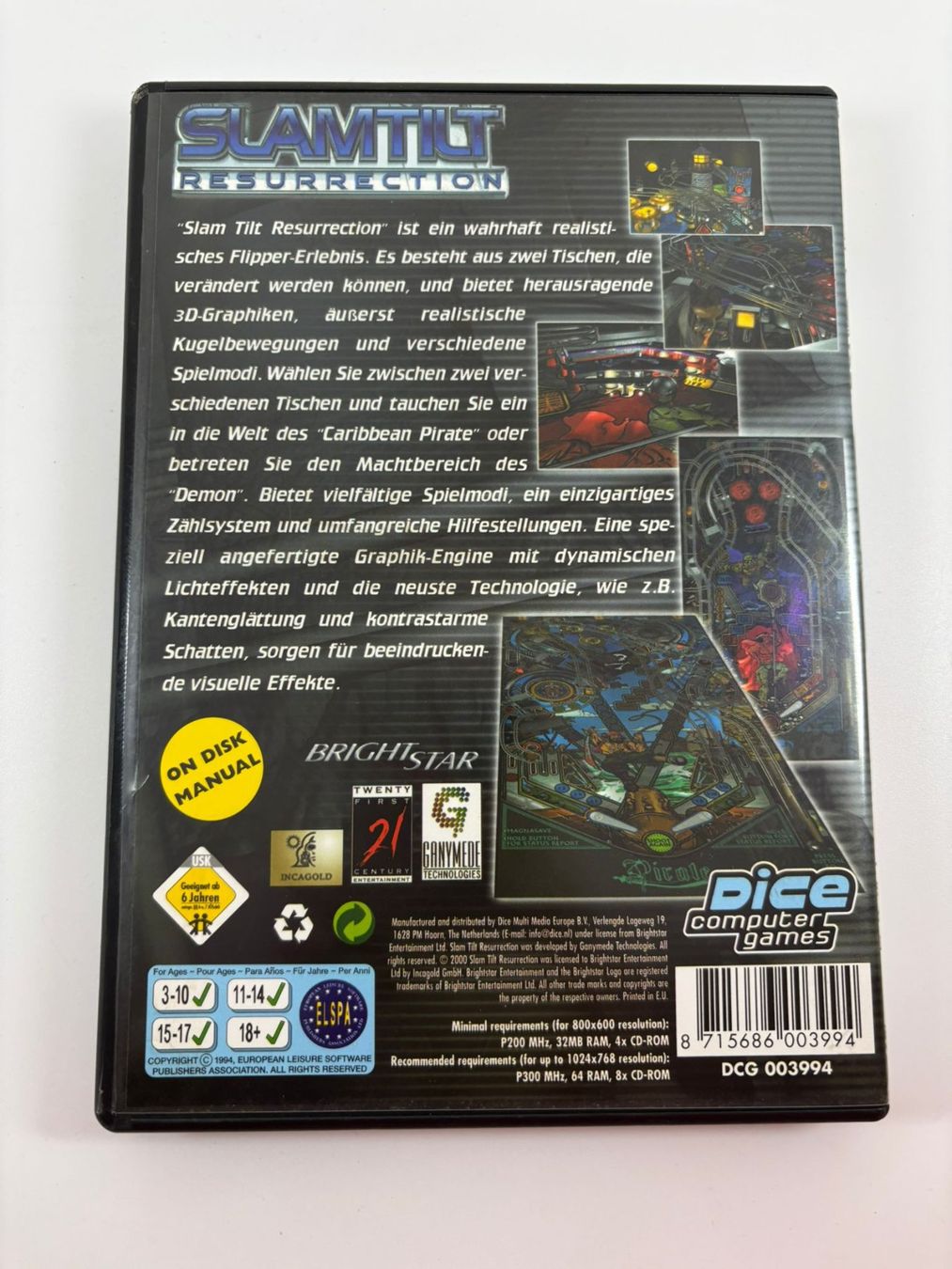 Giochi: Slam Tilt Resurrection (PC) – Usato da Herisau venduto da Seyashop1 2