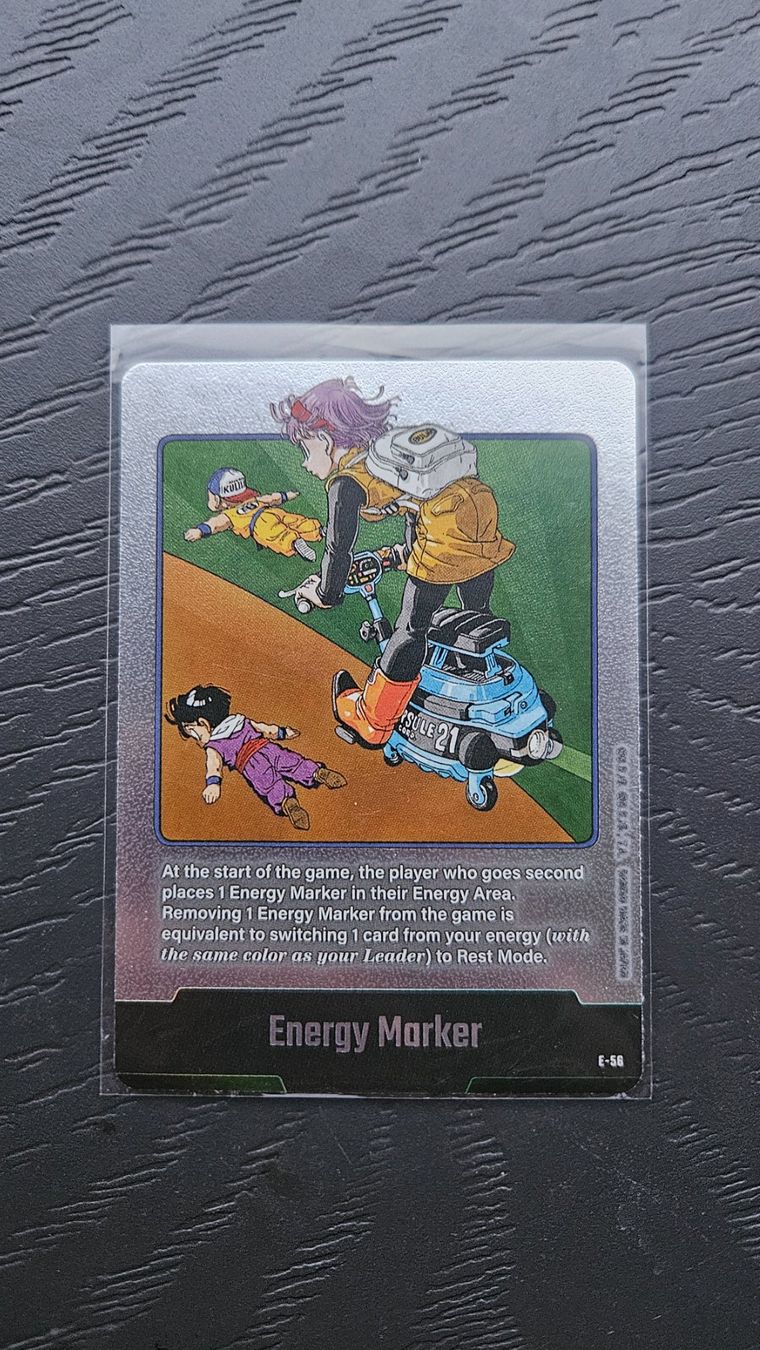 Bandai Sammelbilder & Trading cards: DB Fusion World Energy Marker E-56 Silver EN – Gebraucht aus Stetten AG von Kiosk56 1