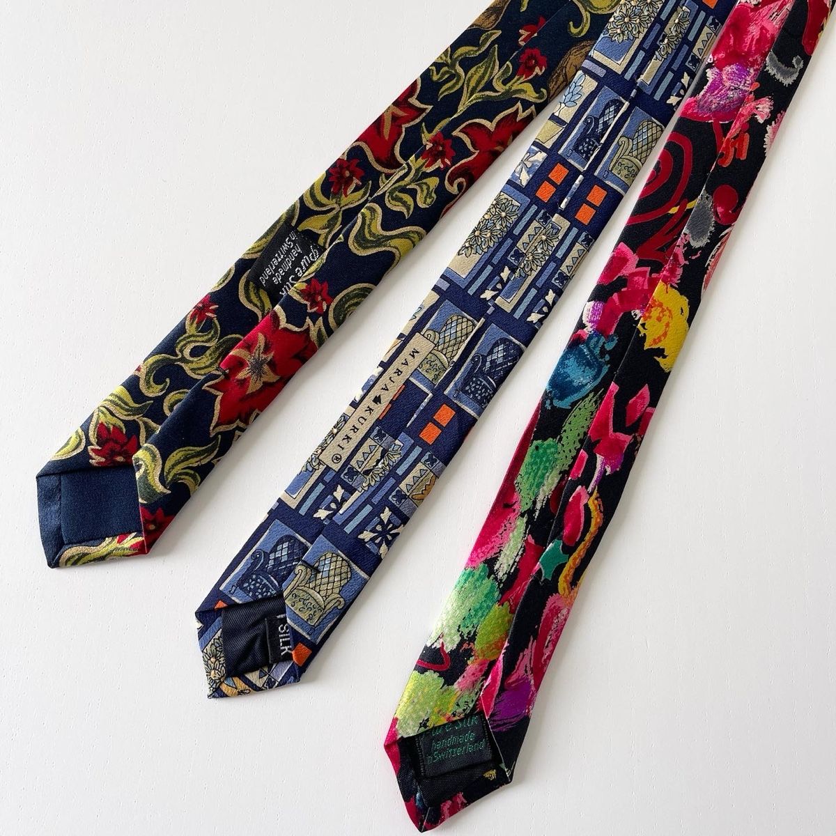 Fabric Frontline Cravatte: SET OF THE SILK HAND MADE TIES – Nuovo (secondo la descrizione) da Emmen venduto da Avviivva_Com2023 2