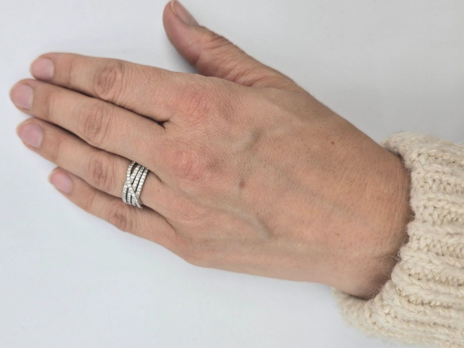 Anelli: Ring Silber 925 Zirkonia Gr. 52 – Nuovo e nell'imballaggio originale da Zug venduto da gold.schmuck 2