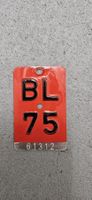 Velonummer BL 75