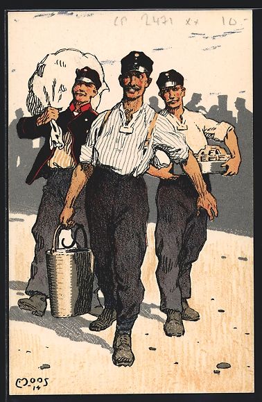 Fotos, Briefe & Postkarten: Carl Moos: Occupation des Frontières 19 – Gebraucht aus Berlin von bartko-reher