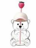2026 Starbucks Bearista Bear Cup Tumblers Strawberry Topper