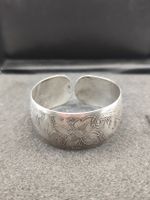 Jugendstil 925er Silber Unisex Armreif Meisterpunze um 1900j