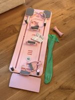 Fitness Board Rosa mit Zubehör neuwertig