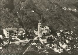 Gordola TI  Flugaufnahme  , ca.1950