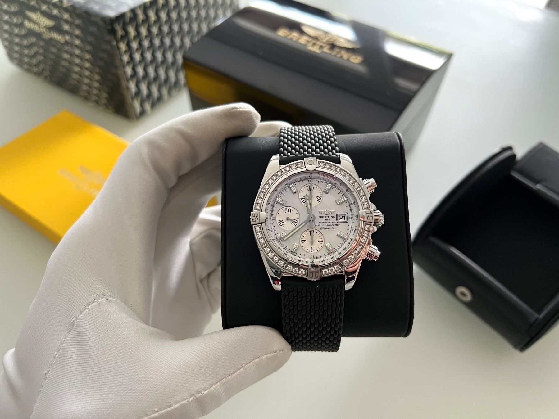 Breitling Uhren: Breitling Chronomat Evolution Chronograph 44 mm. – Gebraucht aus Geneve von iBest 2