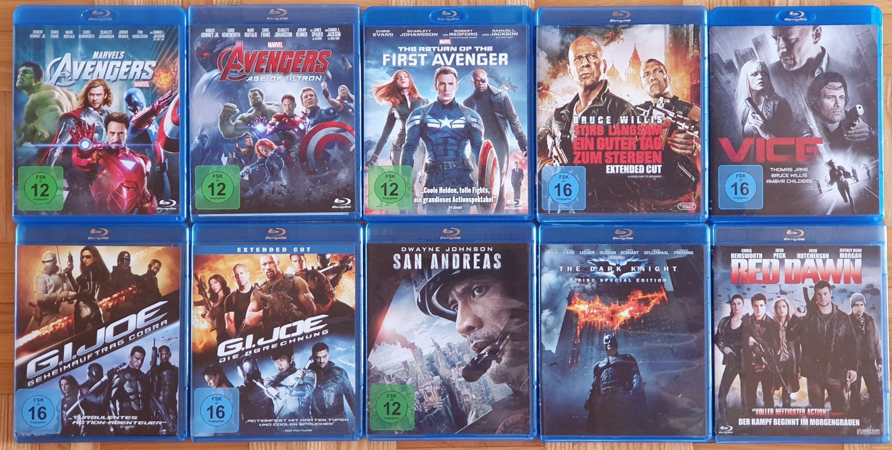 Tutti i DVDs: 20x Bluray (Action, Fantasy) – Usato da Dättwil AG venduto da adr_9c8j