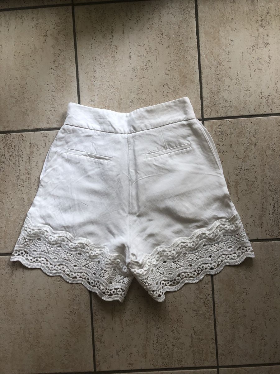 Sandro Pantaloni: Sandro - kurze Hose mit Leinen -34 – Nuovo (secondo la descrizione) da Chêne-Bourg venduto da sienna8245 3