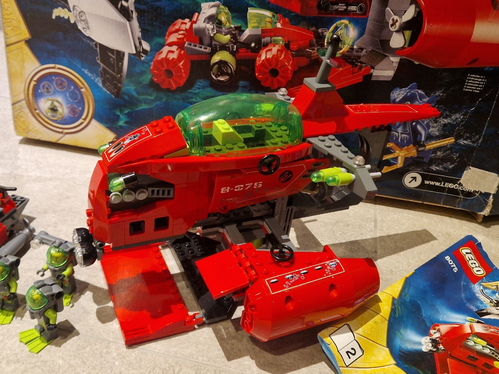 Lego Kit di costruzioni: Lego Atlantis 8075 Neptune Carrier – Usato da Henau venduto da ale_bc8n 4