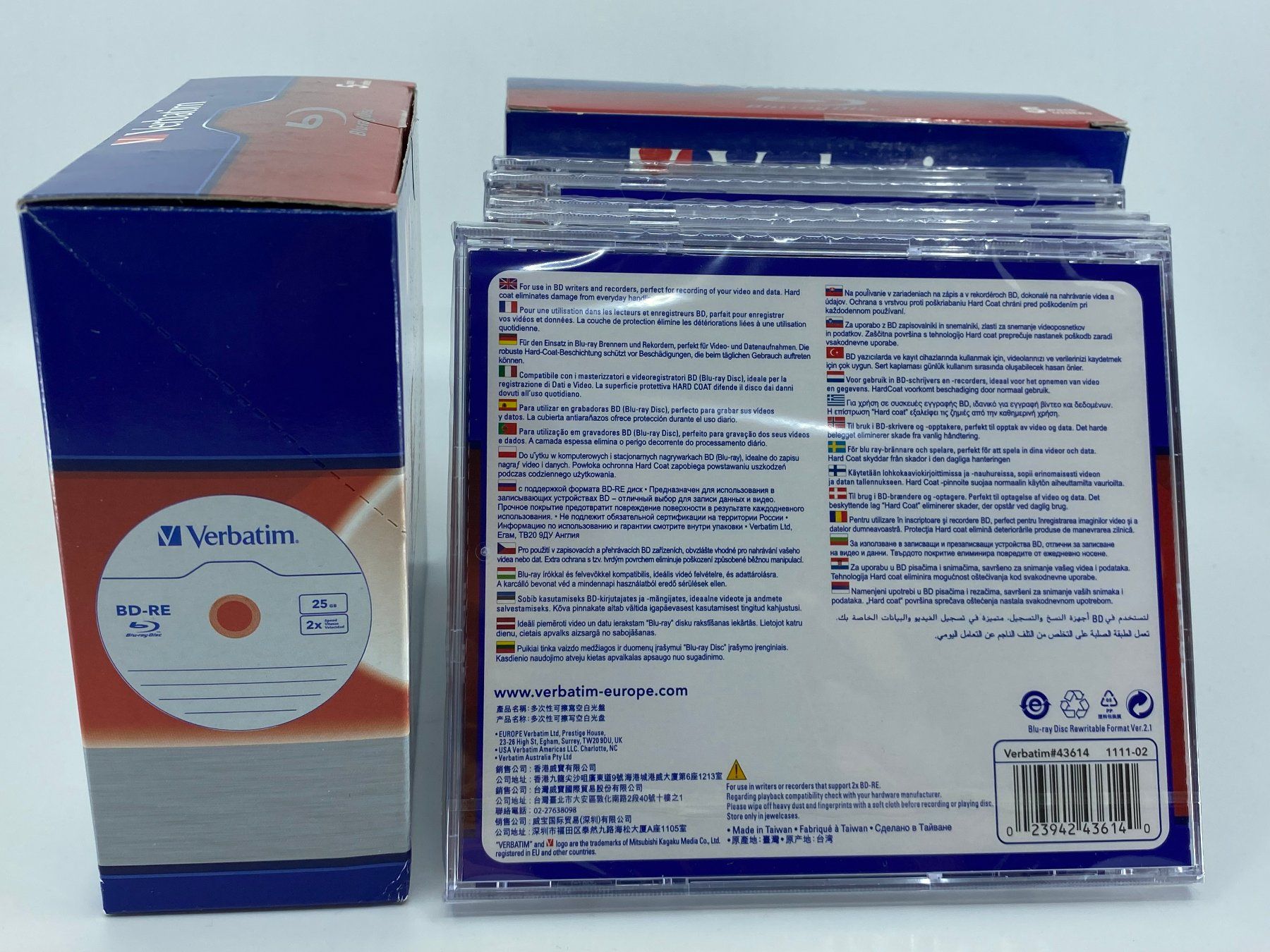 Tutti i DVDs: Verbatim Blue-ray BD-RE 25 GB Rewritable - 5erPack – Nuovo e nell'imballaggio originale da Langwiesen venduto da Restposten-24 1