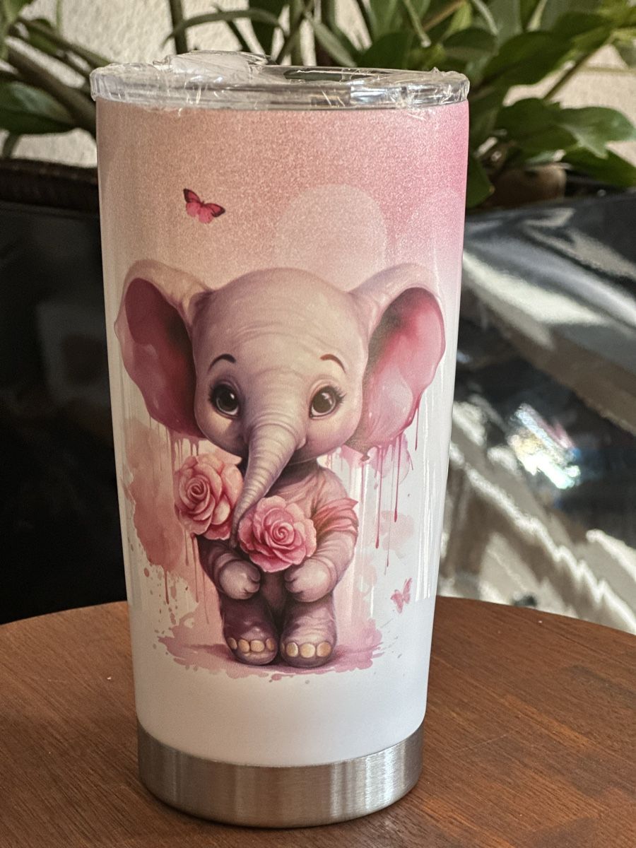 Tazze: Thermobecher Edelstahl Elefant "Never Forget" NEU – Nuovo e nell'imballaggio originale da Russikon venduto da Leks4