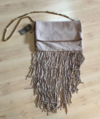 H&M Ledertasche mit Fransen