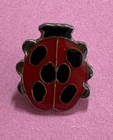 Pin Niedliche Vintage Brosche Marienkäfer - Glücksbringer!