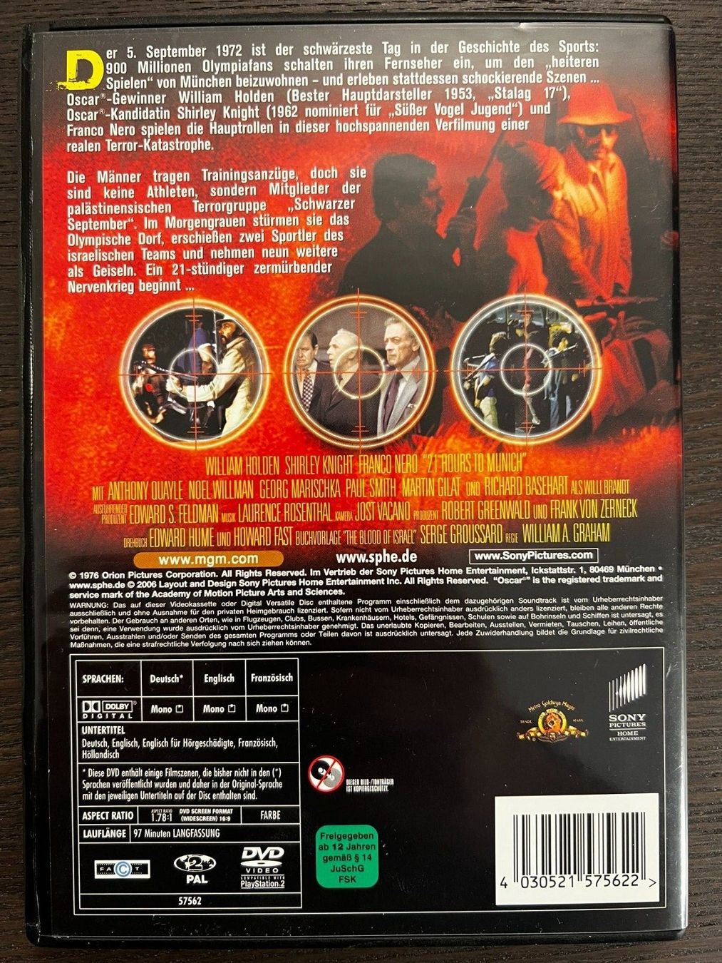 Tutti i DVDs: Die 21 Stunden von München – Usato da Zürich venduto da FilmFreunde 1