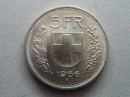 5 Fr.  1966  unz. / stgl.