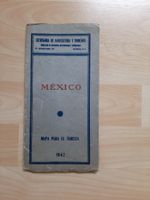 Mexico Karte für den Touristen 1942