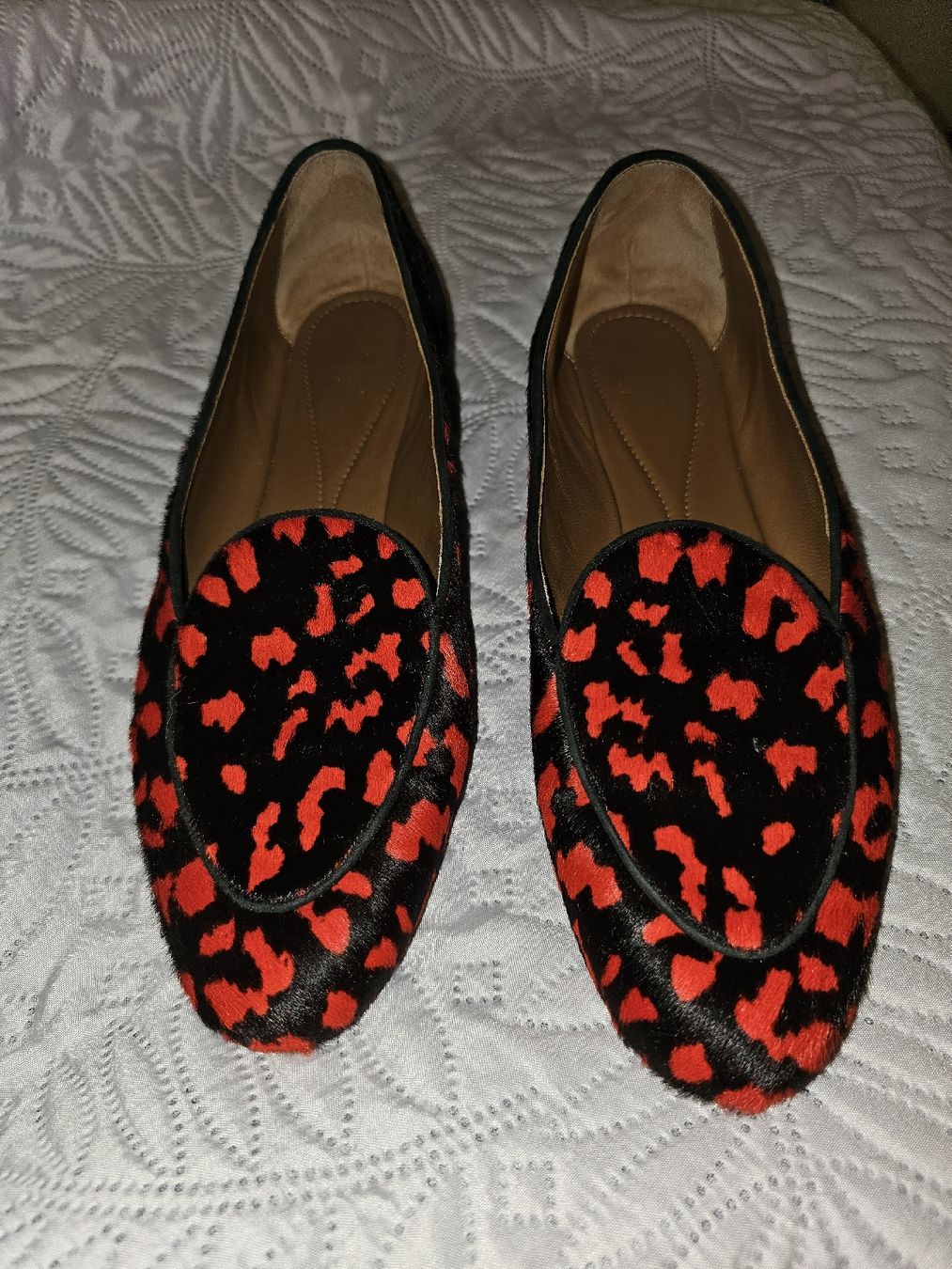 Armani Damenschuhe: Mocassins Giorgio Armani Milano imprimés léopard – Gebraucht aus Tecknau von Anadias