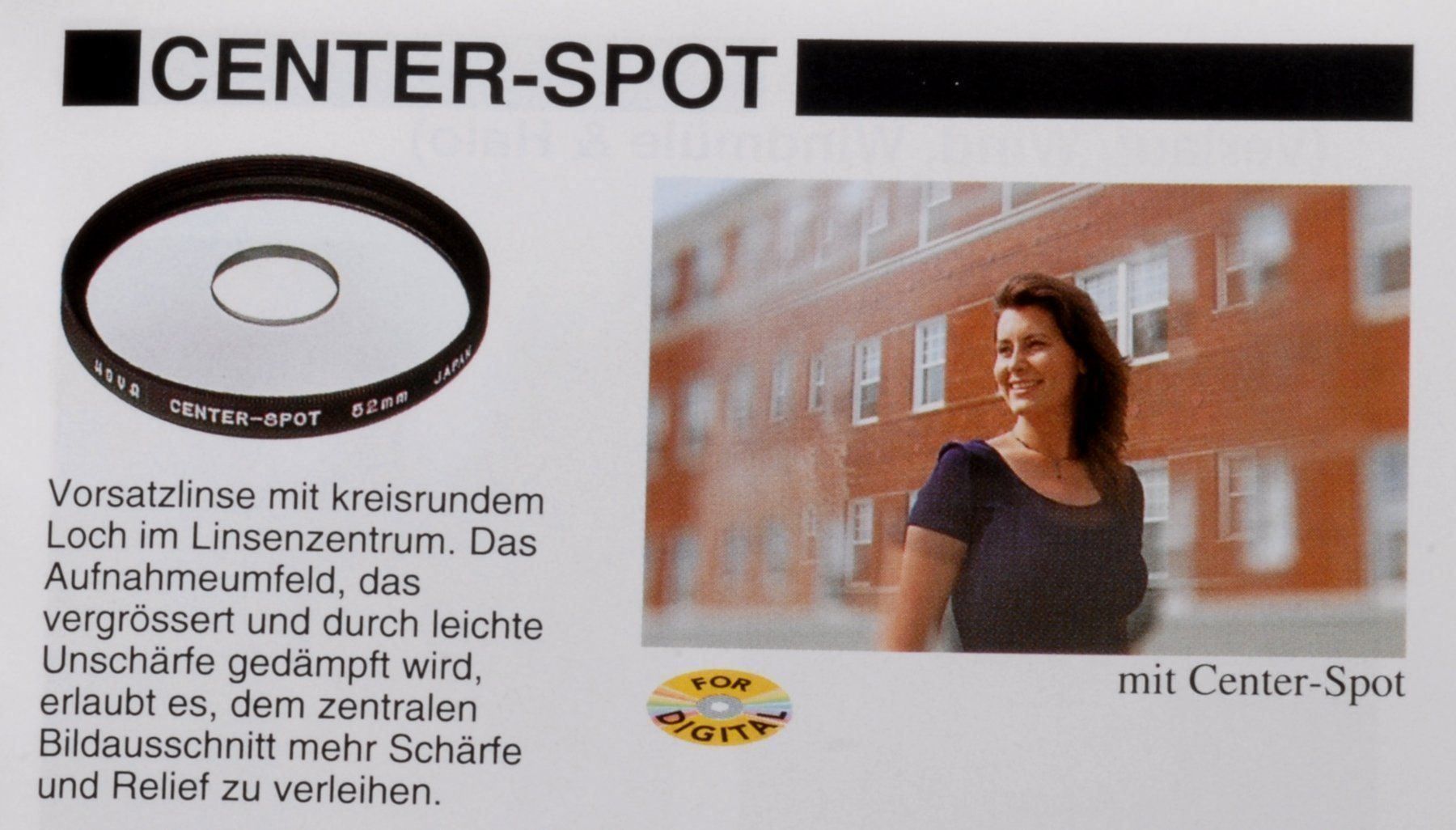 Filter: B&W Center-Spot Linse Ø52mm - – Gebraucht aus Lostorf von real-value 1
