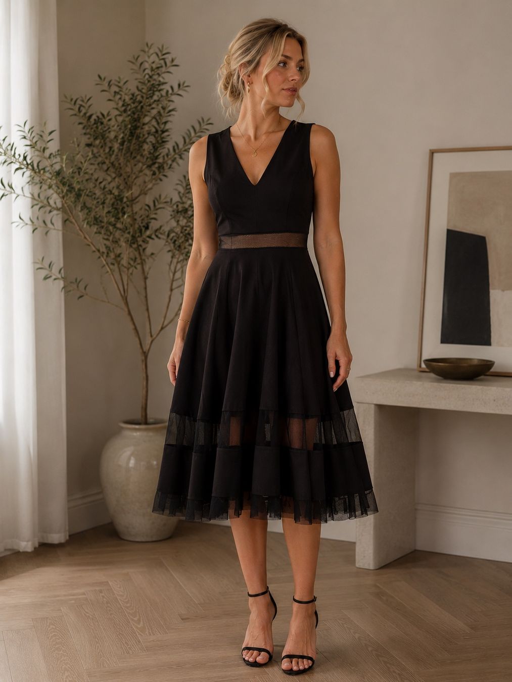 Vestiti: Elegant Black Dress – Usato da Corsier-sur-Vevey venduto da Kristina.Nova