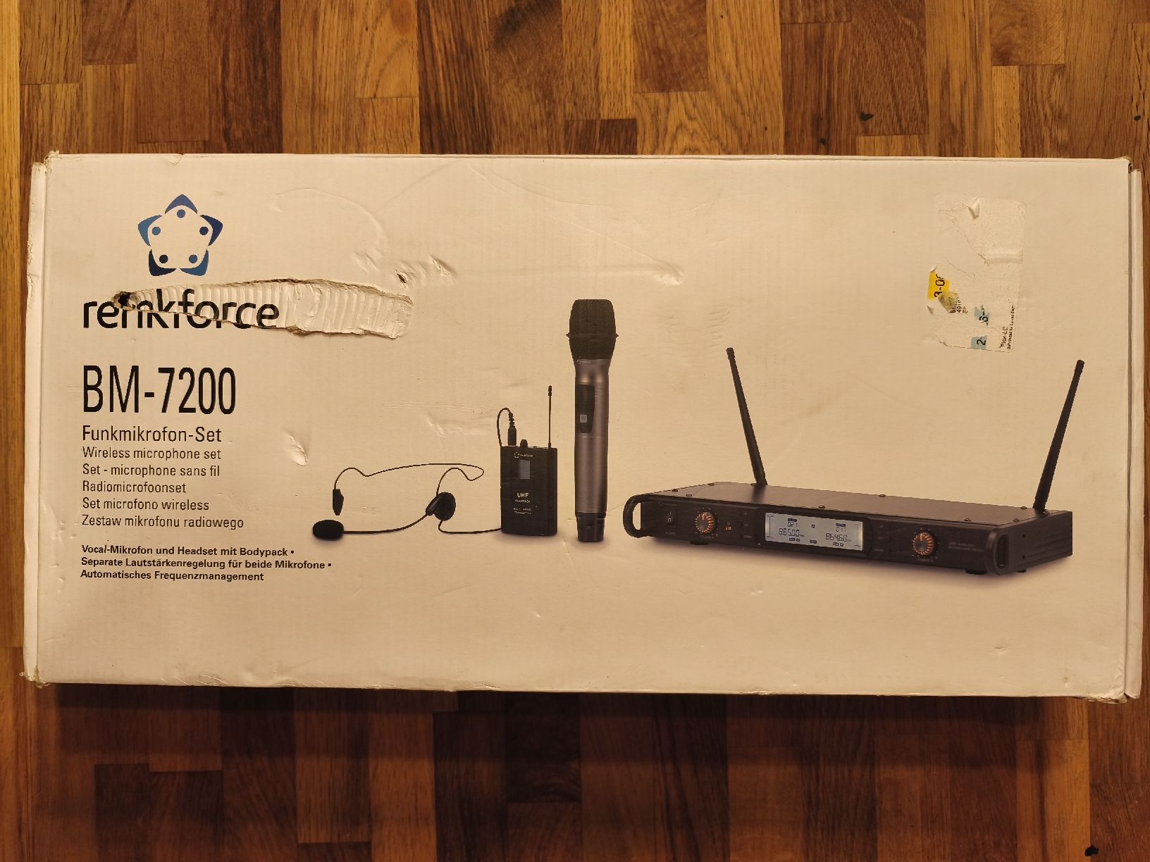 Renkforce Microfoni: Renkforce BM-7200 Funkmikrofon Set – Usato da Bärau venduto da Rawasson 1