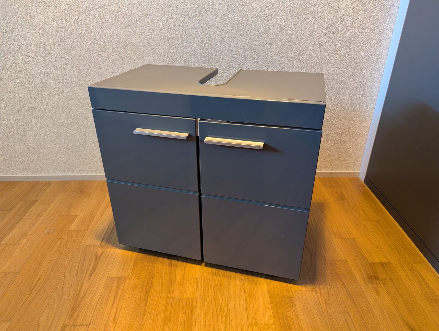 Mobili per bagno: Trendteam Amanda Waschtischunterschrank 60 cm grau – Usato da Schlieren venduto da ema_smx5 1