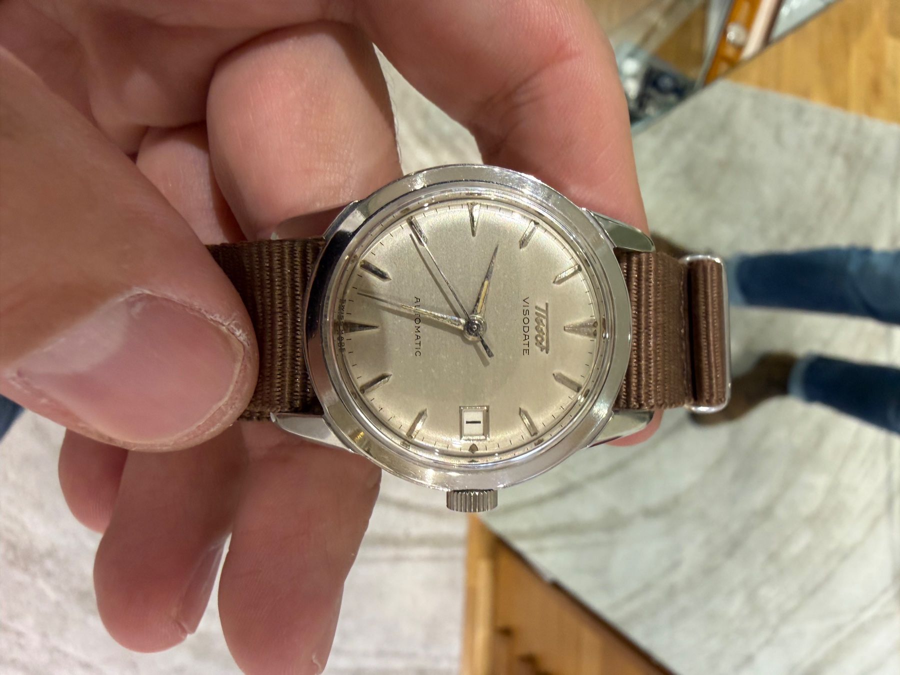 Tissot Uhren: TISSOT VISODATE AUTOMATIC – VINTAGE – Gebraucht aus Genève von Heritage1875 1
