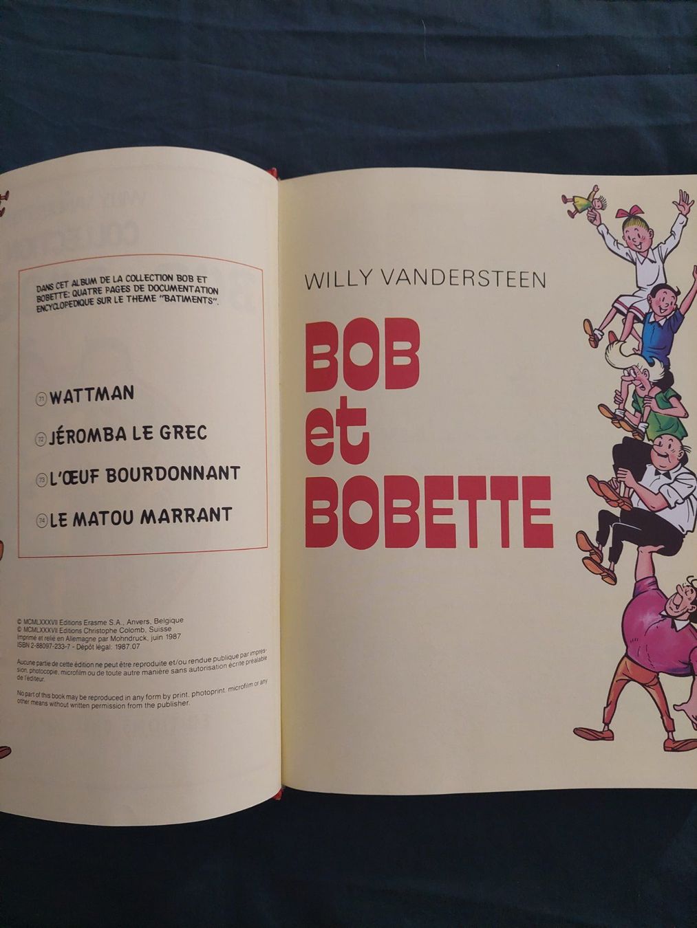 Fumetti: Bob et Bobette Intégrale T.2 EO 1987 BE+ – Usato da Genève venduto da Blu_BD 2