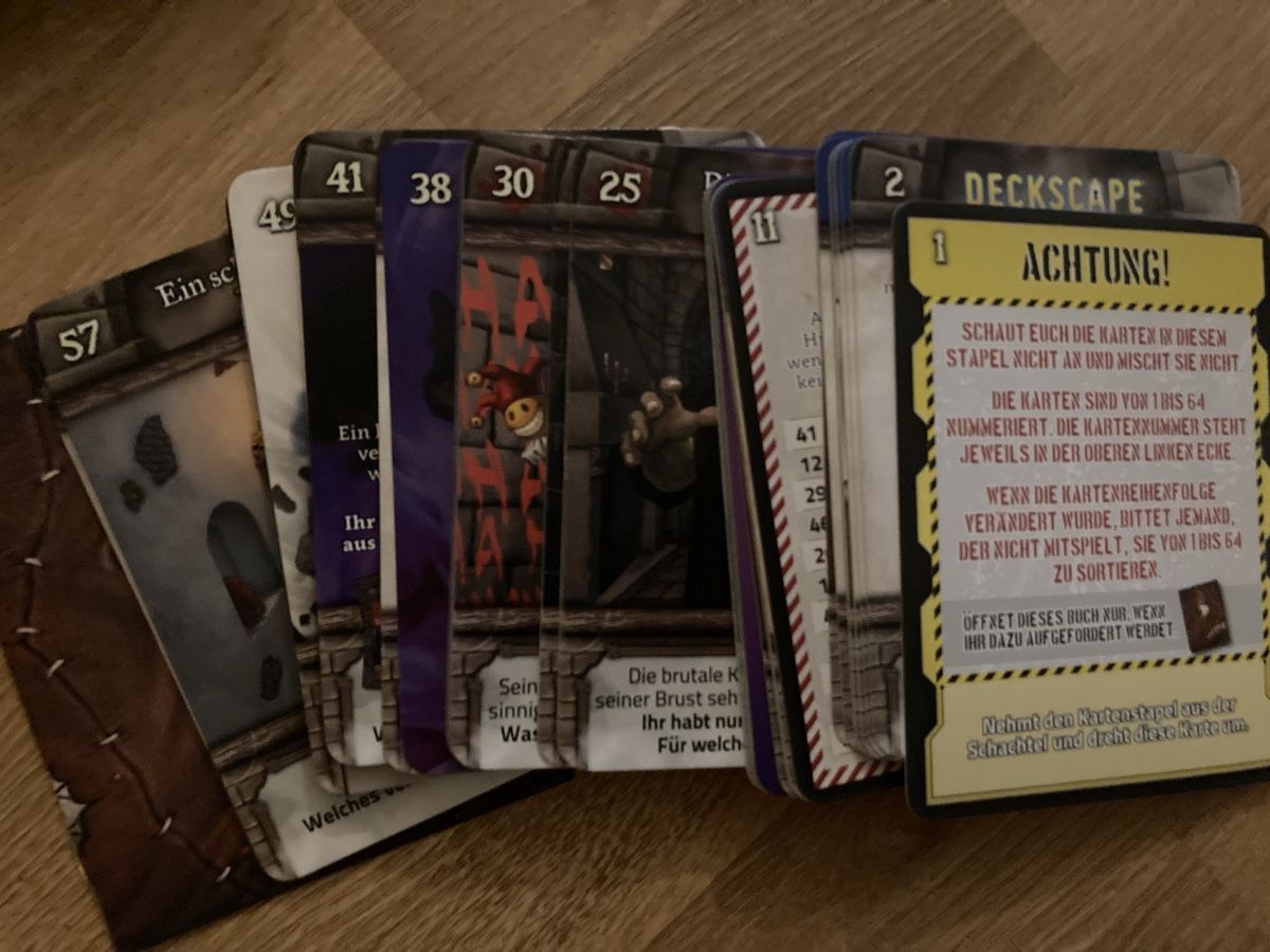 Giochi: Deckscape Spiel Draculas Schloss – Usato da Emmenbrücke venduto da JJ_89 2