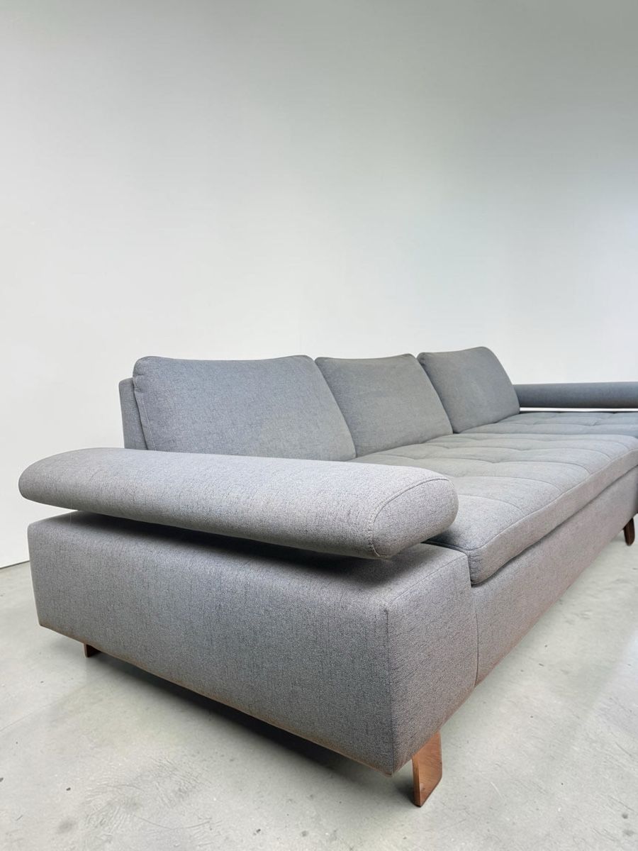 Livique Divani: Livique Ecksofa Claudio, Stoff, Tiffany-Blau – Usato da Bachenbülach venduto da Sofalab.swiss 6