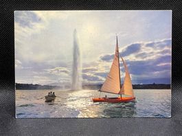 Genève, Contre-jour dans la rade