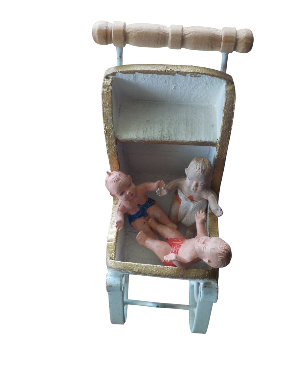 Giocattoli: Puppenstube antik - Schlitten Püppchen – Usato da Mörschwil venduto da antiksalon 1