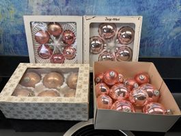 Antike Christbaumkugeln Glaskugeln Weihnachtsdeko Baumkugeln
