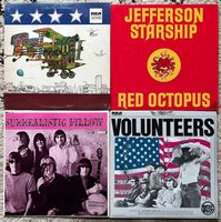4 STÜCK LPs JEFFERSON AIRPLANE / STARSHIP - GUTER ZUSTAND