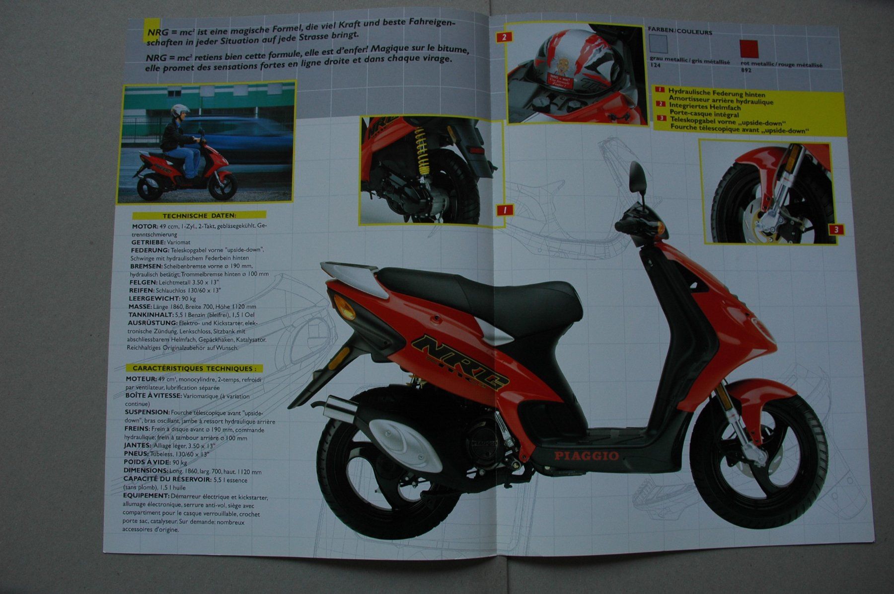 Piaggio Scooter: Piaggio NRG Roller - Originalprospekt im Topzustand – Usato da Malans GR venduto da Chueche427 1