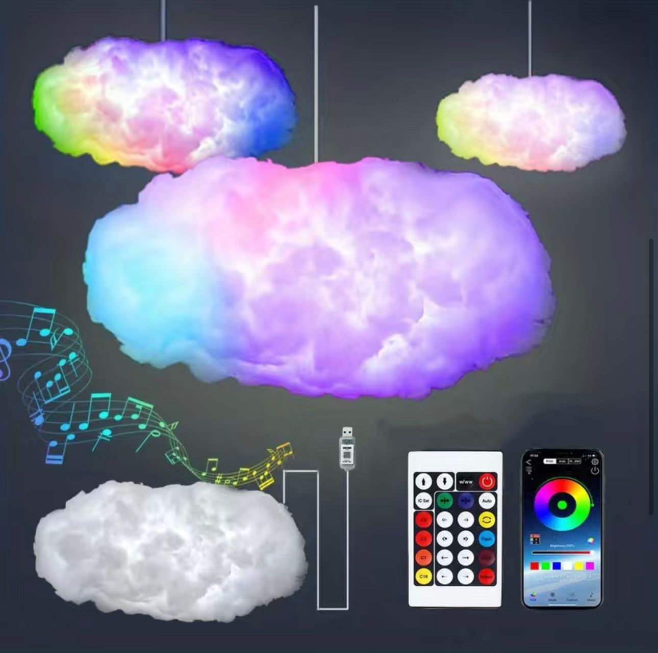 Lampade: LED Wolke Lampe – Nuovo e nell'imballaggio originale da Thun venduto da tulu_1995