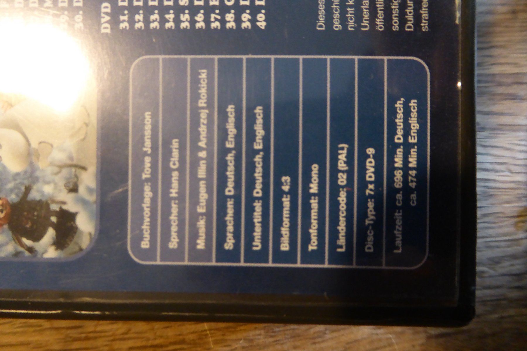 Alle DVDs: DVD Serie Die Mumins Disk 2 fehlt! – Gebraucht aus Allschwil von Summelsarium 9